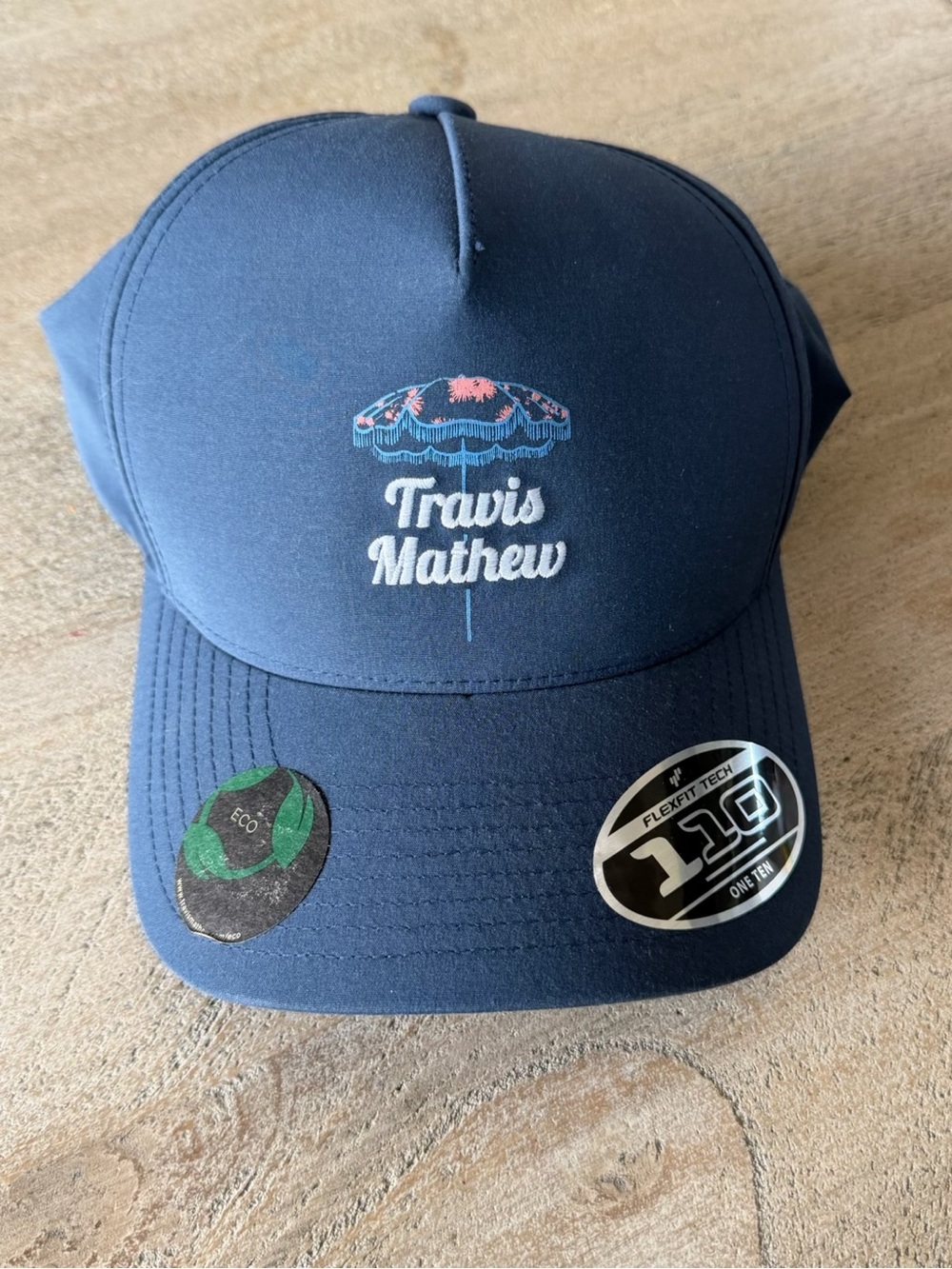 Travis Mathew Navy Umbrella Logo Cap